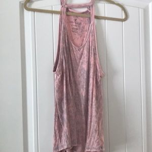 Soft and sexy cutout mock neck top